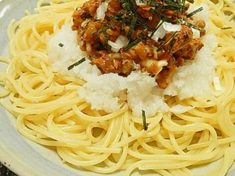 納豆パスタ